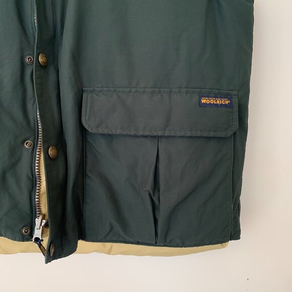 Vintage Woolrich Men's Duck Down Puffer Reversible Vest - Picture 4 of 12